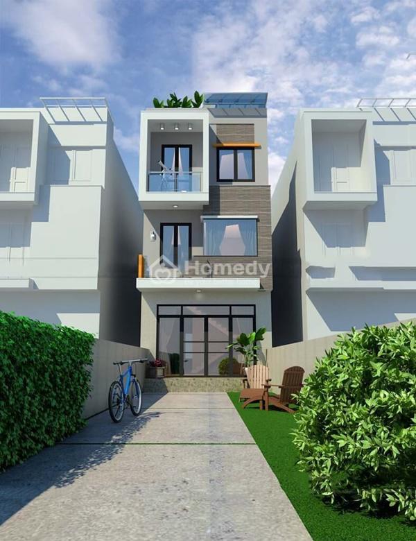 Mẫu thiết kế nhà ống 3 tầng lạ