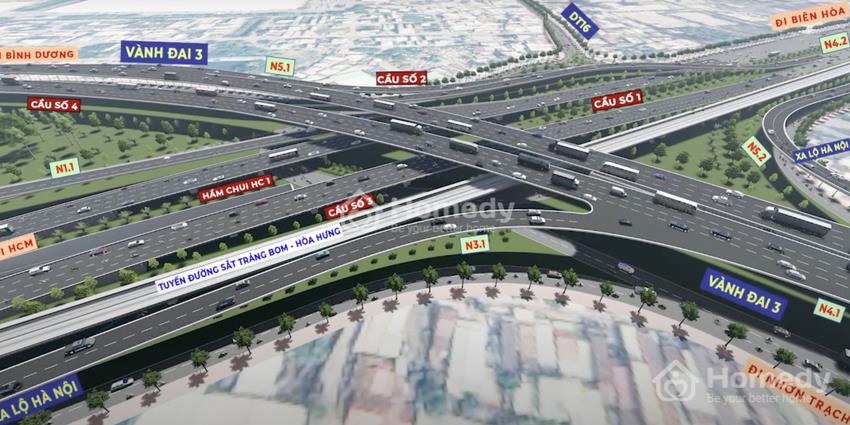 Bản đồ đường vành đai 3 tp hcm