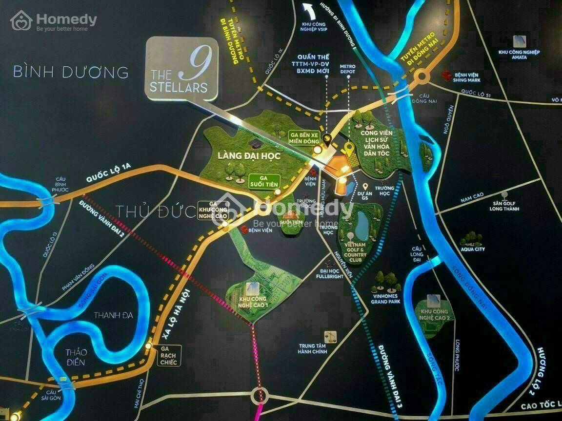 Bản đồ đường vành đai 3 tp hcm
