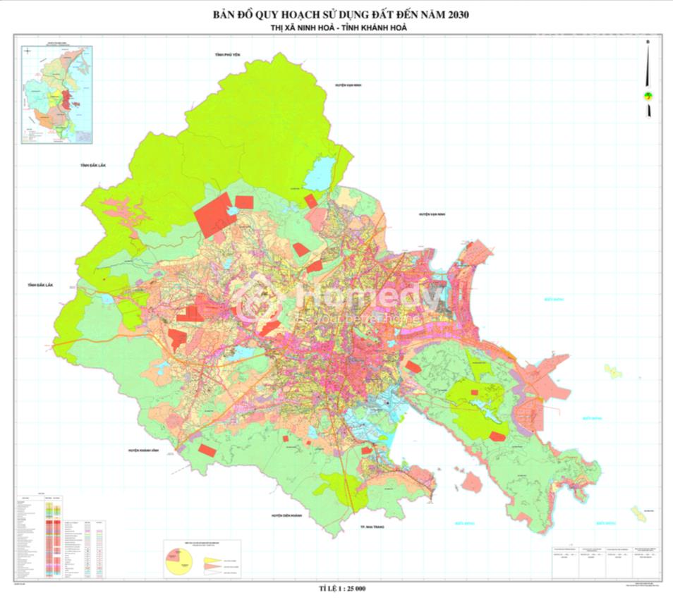 bản đồ quy hoạch thị xã Ninh Hòa