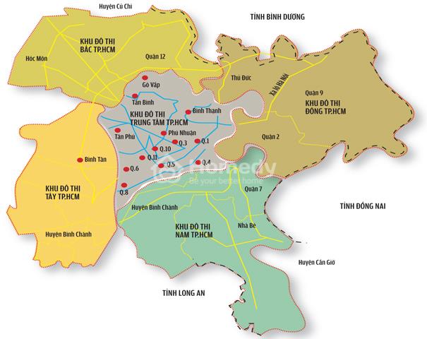 bản đồ quy hoạch tphcm đến năm 2030