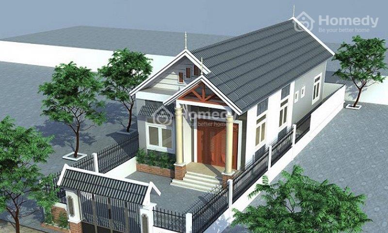 Mẫu nhà cấp 4 100m2 3 phòng ngủ 1 phòng thờ số 2