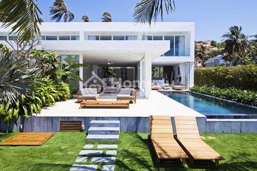 Mẫu biệt thự trệt tầng phong cách hiện đại
