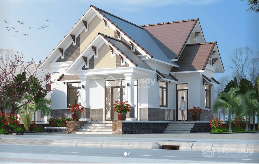 Biệt thự trệt mái thái
