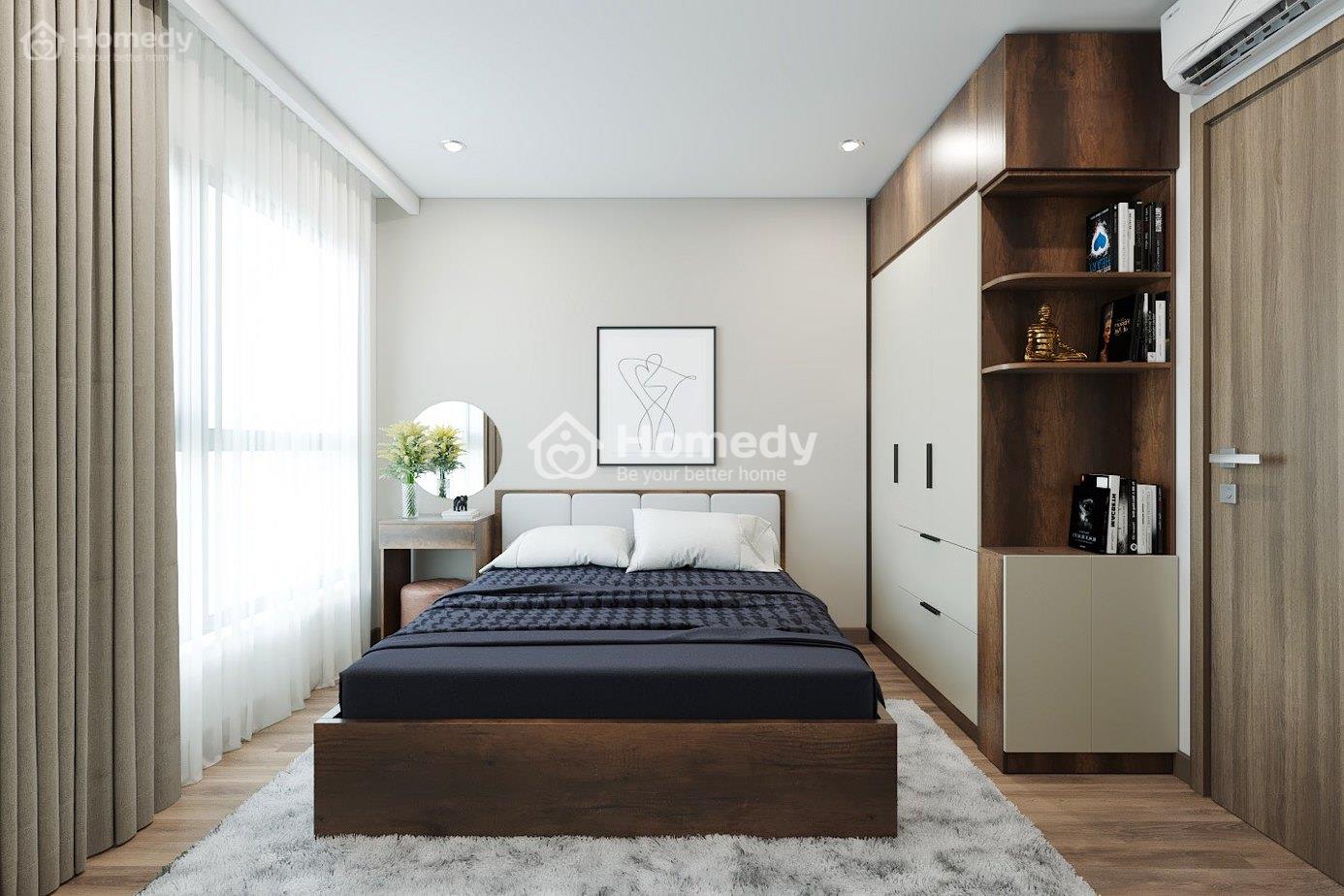 cách đặt tủ quần áo trong phòng ngủ