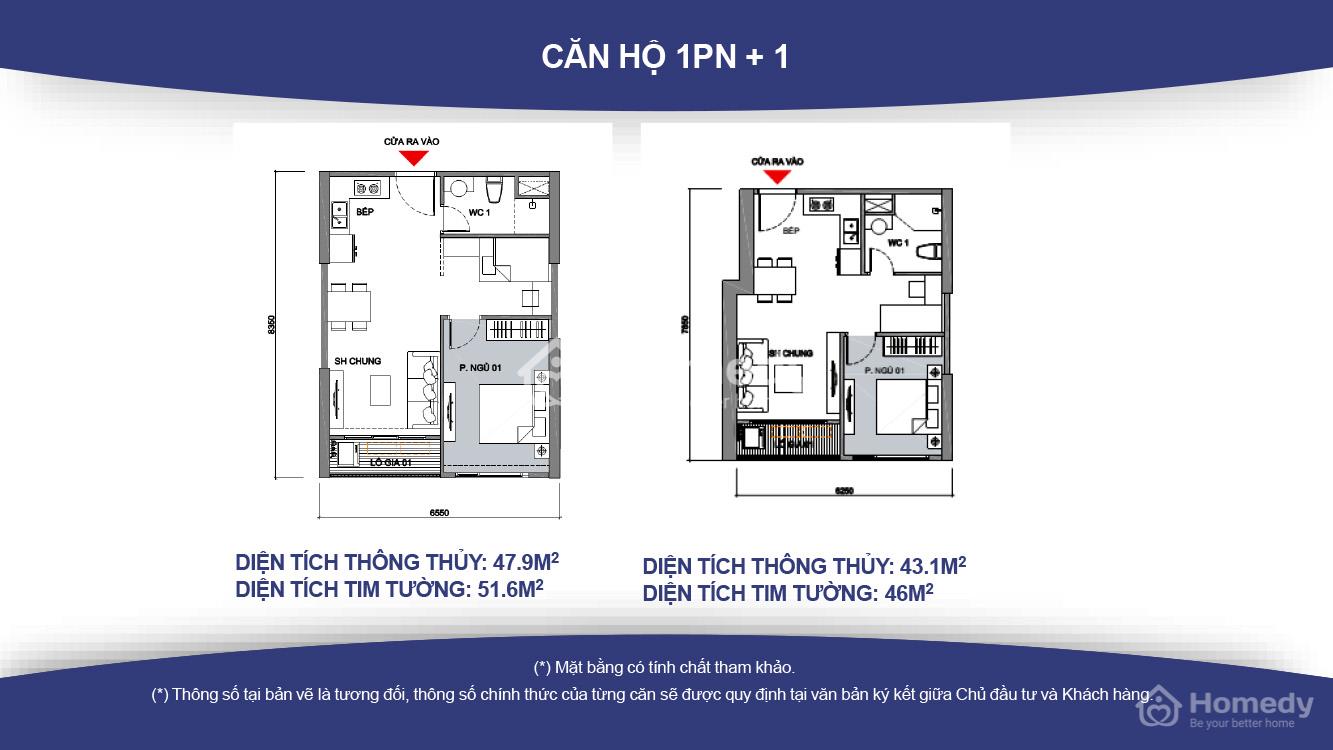 Thiết kế căn hộ studio Vinhomes Ocean Park