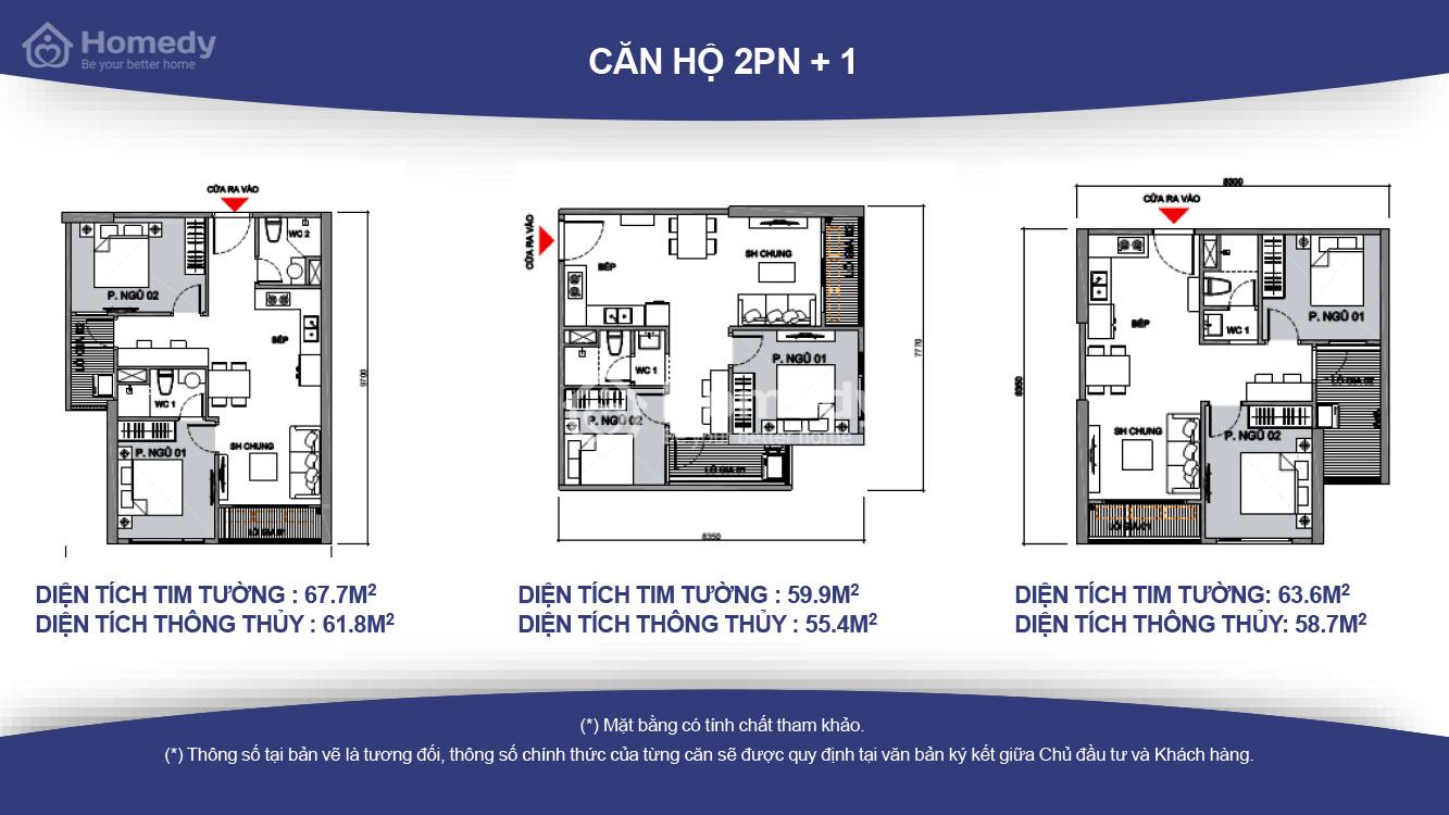Thiết kế căn hộ 2PN Vinhomes Ocean Park
