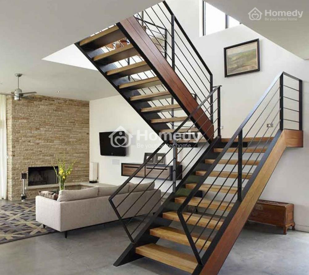 Thiết kế cầu thang nhà ống ấn tượng