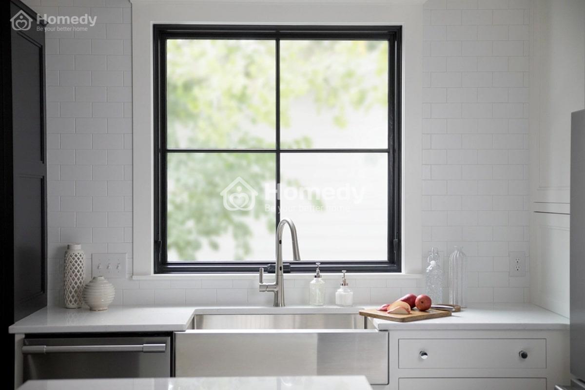 thiết kế cửa sổ bếp hợp phong thủy
