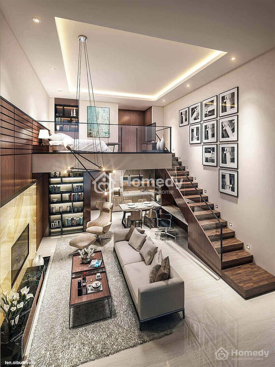 Kích thước cầu thang gác lửng