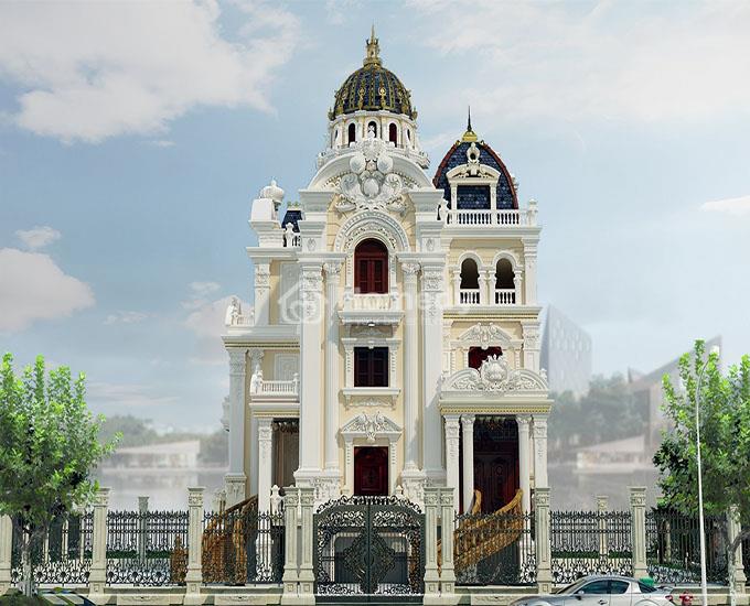 Mái nhà kiểu Pháp xa hoa