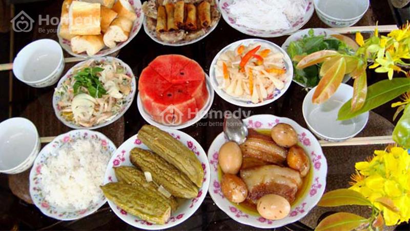Mẫu mâm cúng ông Táo đặc trưng miền Nam