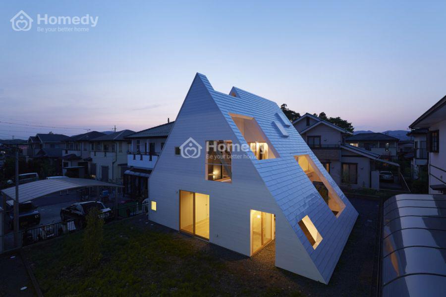 Mẫu nhà chữ A đẹp tại Nhật Bản