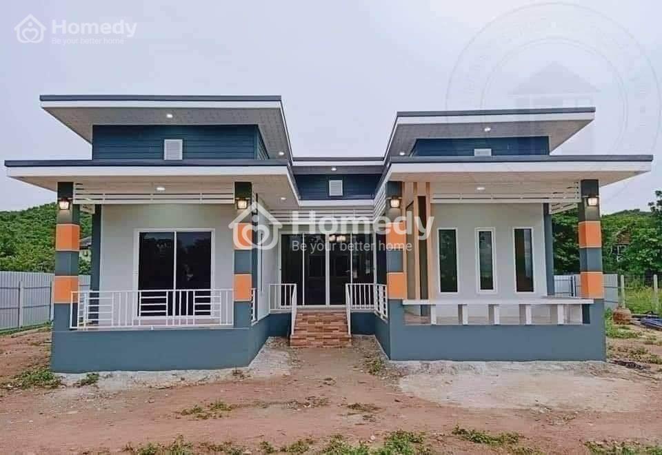Mẫu nhà chữ U mái bằng cấp 4