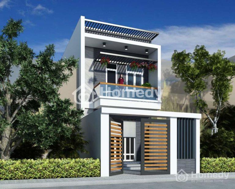 mẫu thiết kế nhà ống 2 tầng 5x20m