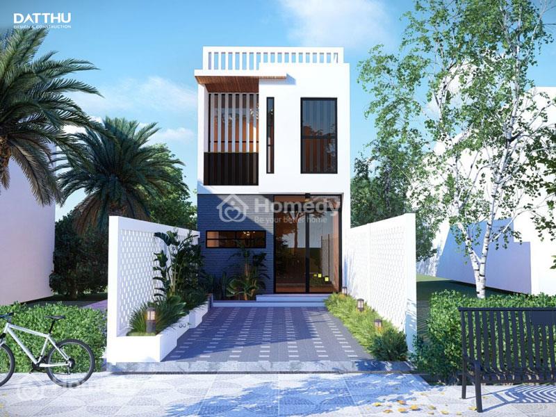 mẫu thiết kế nhà ống 2 tầng 5x20m
