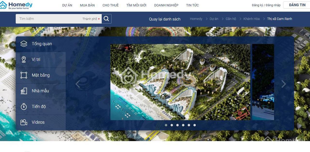 Kênh thông tin mua nhà trực tuyến Homedy