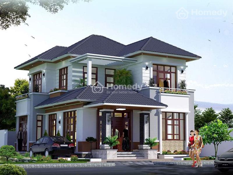 Một số mẫu thiết kế nhà 2 tầng mái Nhật hiện đại khác