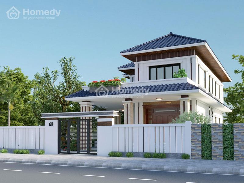 Một số mẫu thiết kế nhà 2 tầng mái Nhật hiện đại khác
