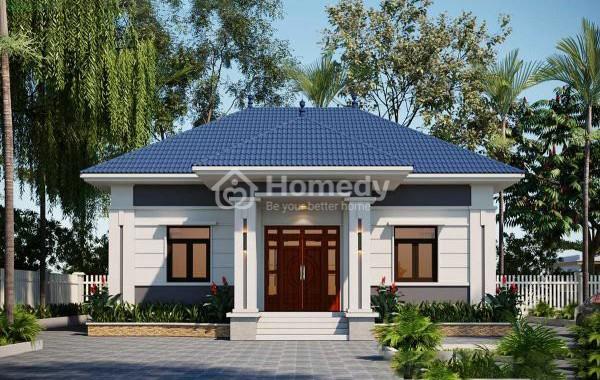 Mẫu nhà cấp 4 3 phòng ngủ 120m2