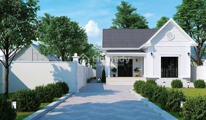 Bản vẽ nội thất nhà chữ L 1 tầng 4 phòng ngủ đẹp