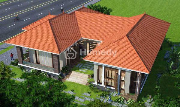 Nhà chữ U 4 phòng ngủ