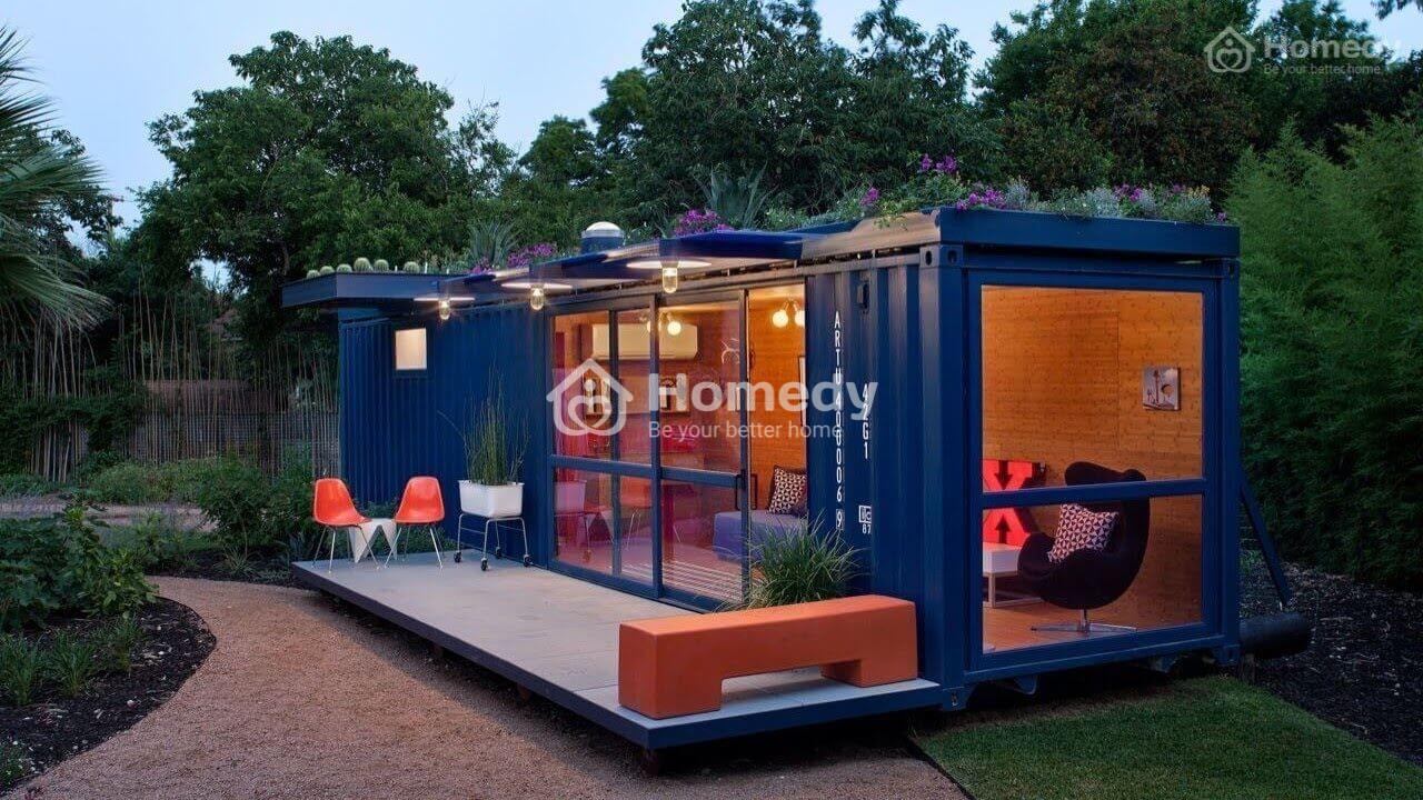 nhà container là gì, nhà container có nóng không