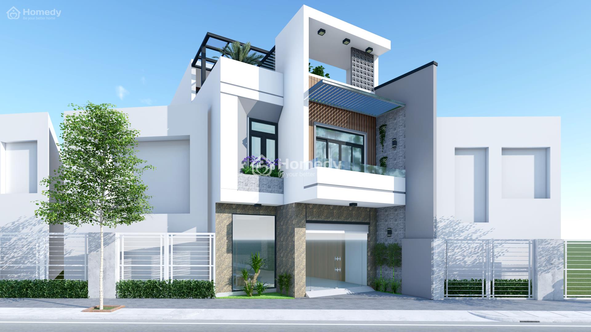 Nhà mặt phố 2 tầng