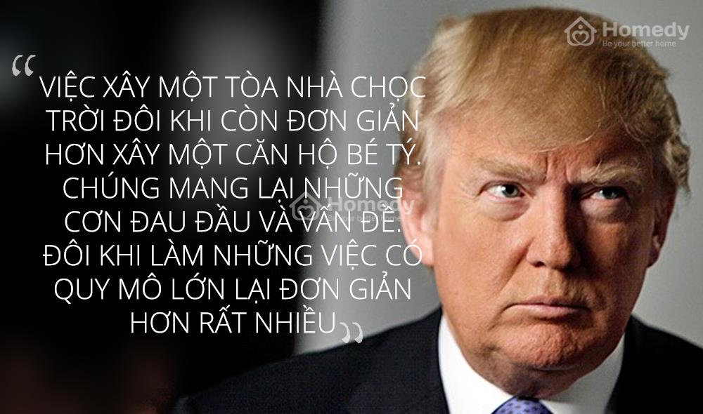 Donald Trump được thế giới biết tới là “ông trùm của các ông trùm trong ngành địa ốc