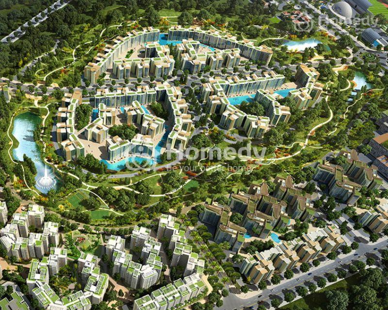 Phối cảnh tổng thể Khu đô thị Celadon City