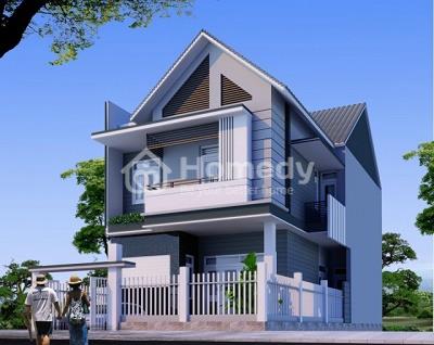 Màu xanh dương phối với màu ghi xám