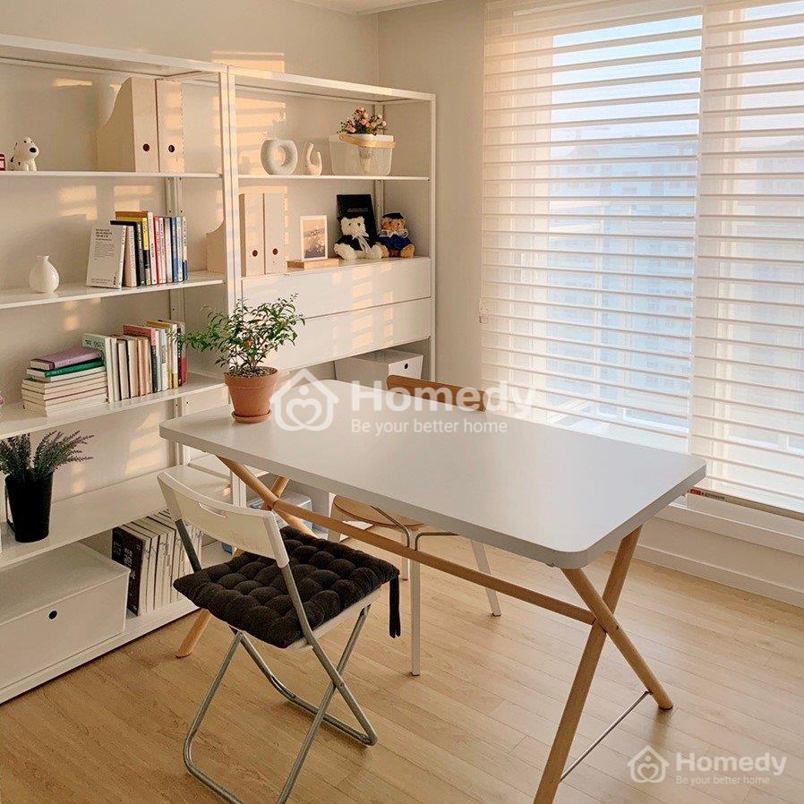 phòng đọc sách đơn giản