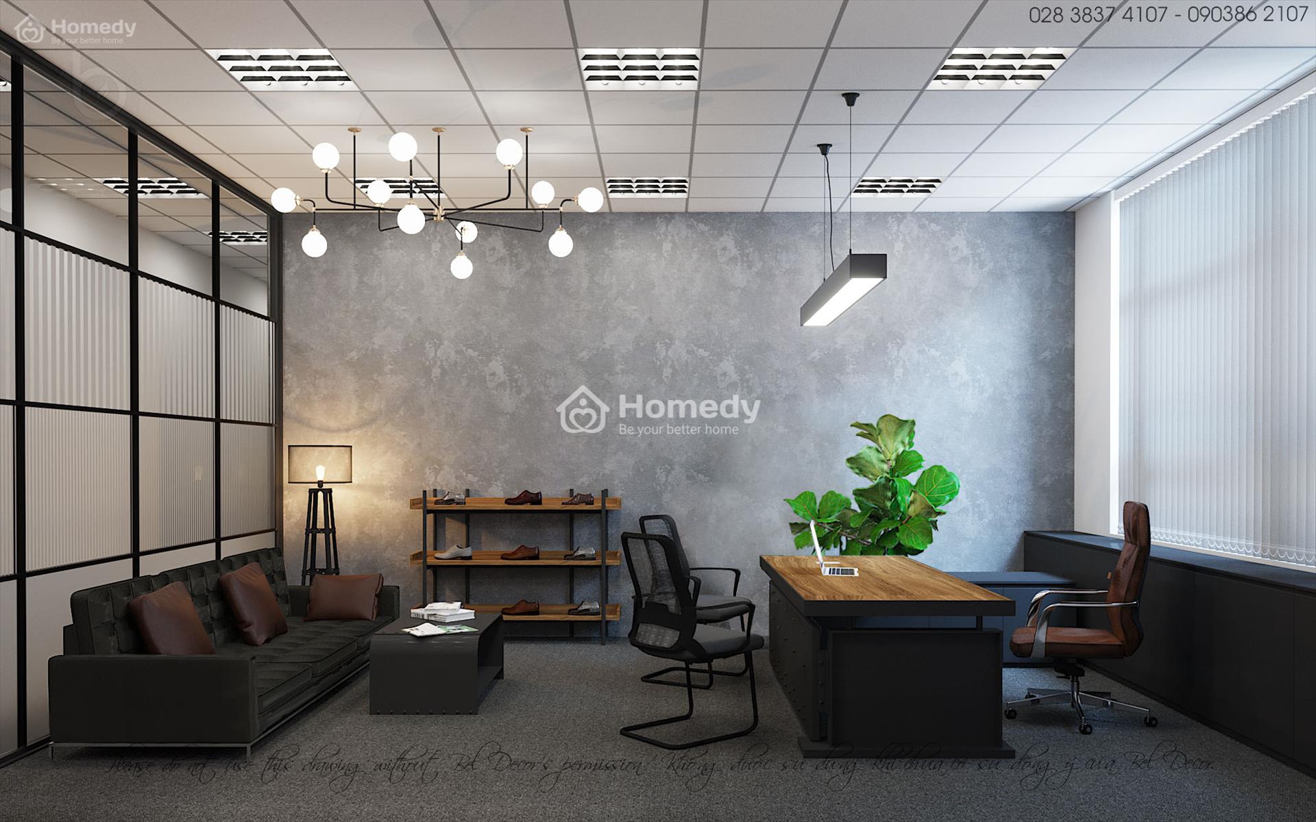 phòng làm việc giám đốc hiện đại