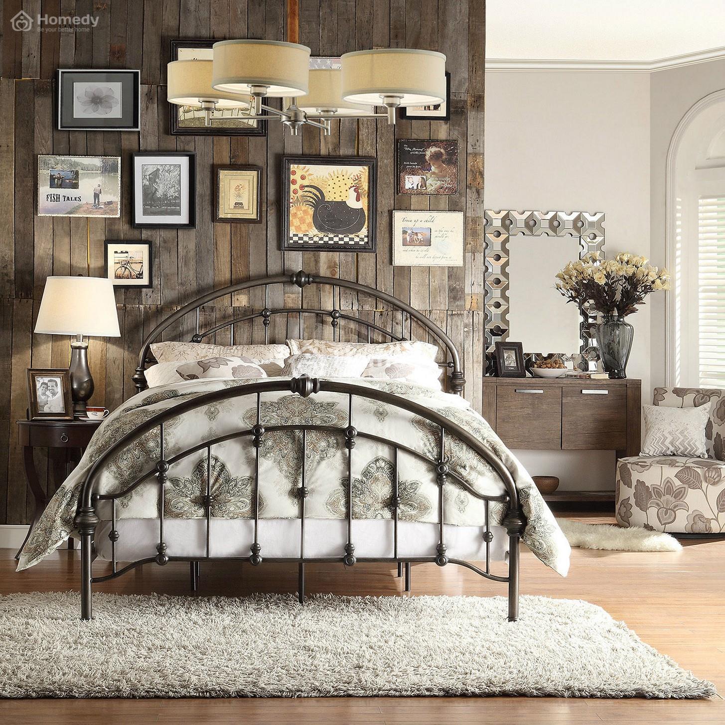 phòng ngủ phong cách vintage