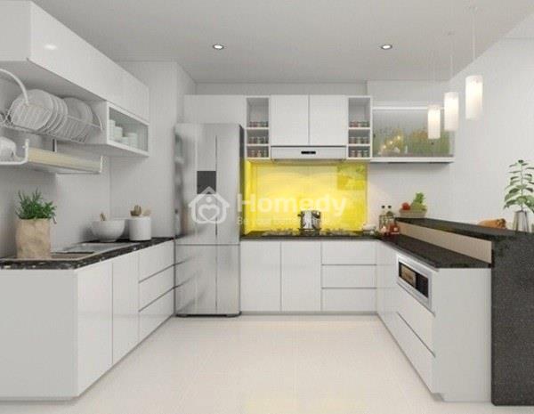 Thiết kế bếp và nhà vệ sinh cao hơn phòng khách