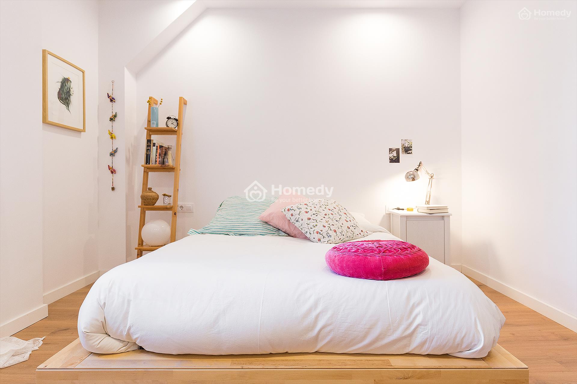 setup phong ngu nho khong can giuong