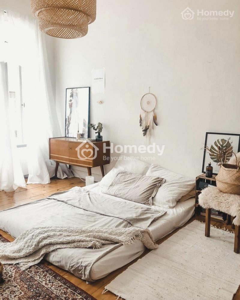 setup phong ngu nho khong can giuong