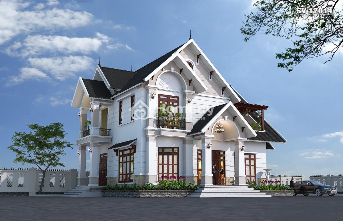 Ý nghĩa của việc sơn mặt tiền nhà màu trắng