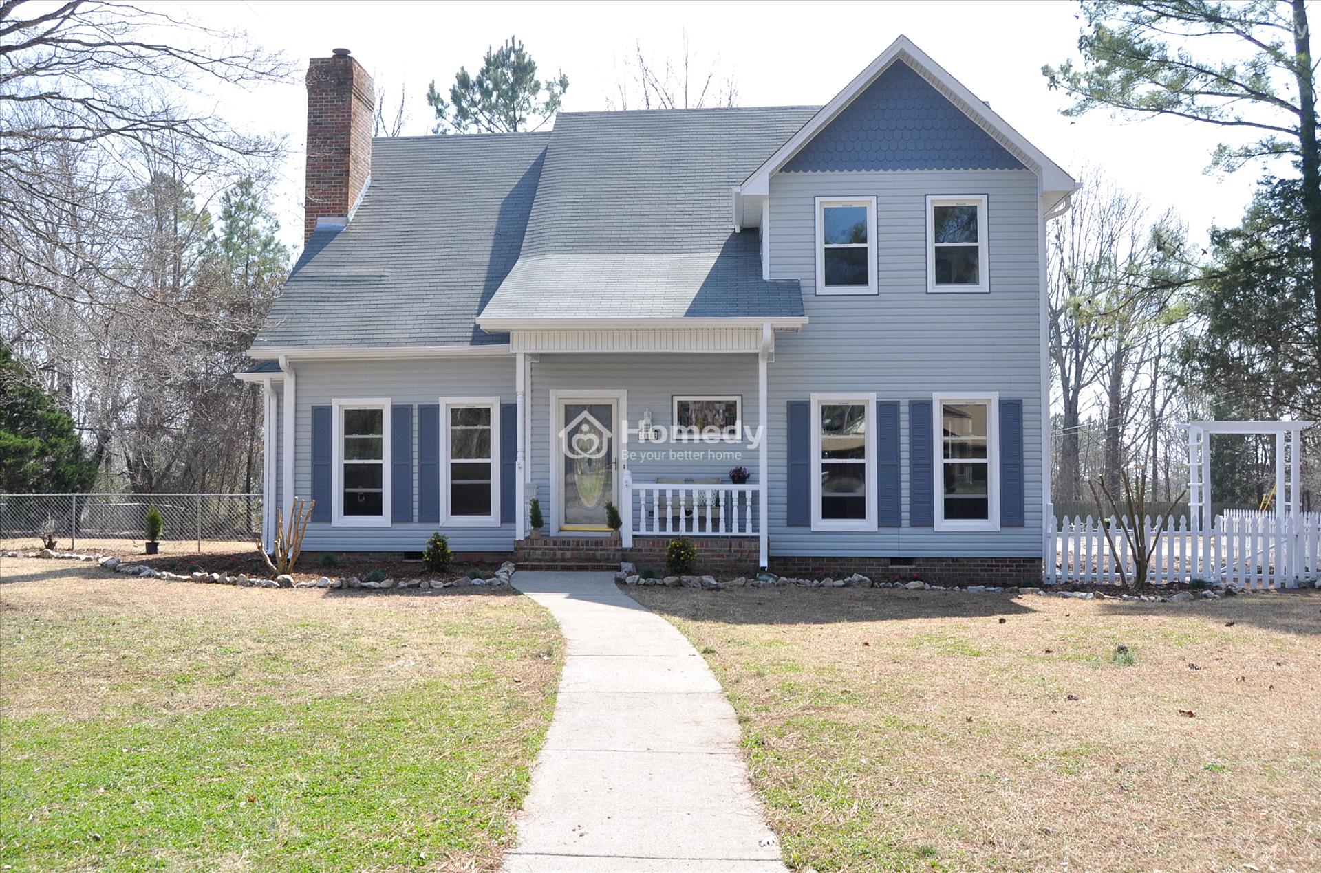 Tổng hợp các mẫu sơn mặt tiền nhà màu xanh ghi đẹp