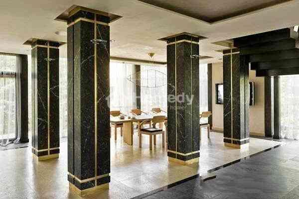 Trang trí cột vuông bằng gạch