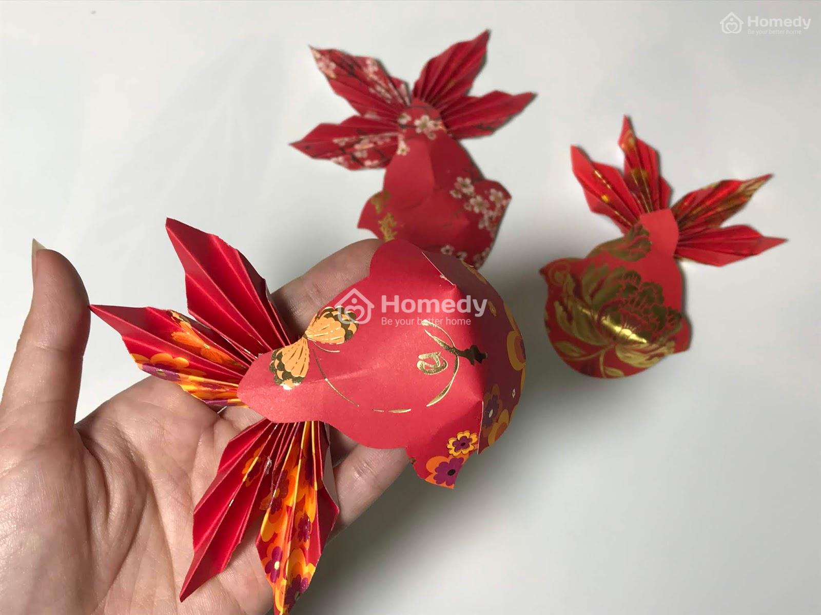 trang trí nhà ngày tết bằng đồ handmade