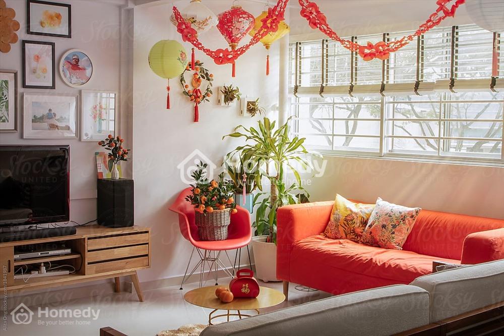 trang trí nhà ngày Tết bằng đồ handmade