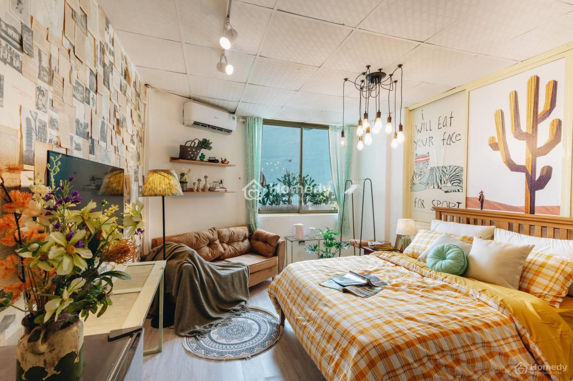 trang trí phòng ngủ bình dân