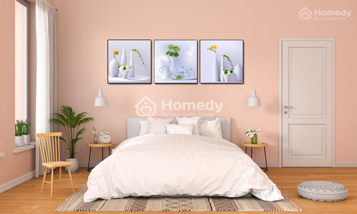 trang trí phòng ngủ bình dân