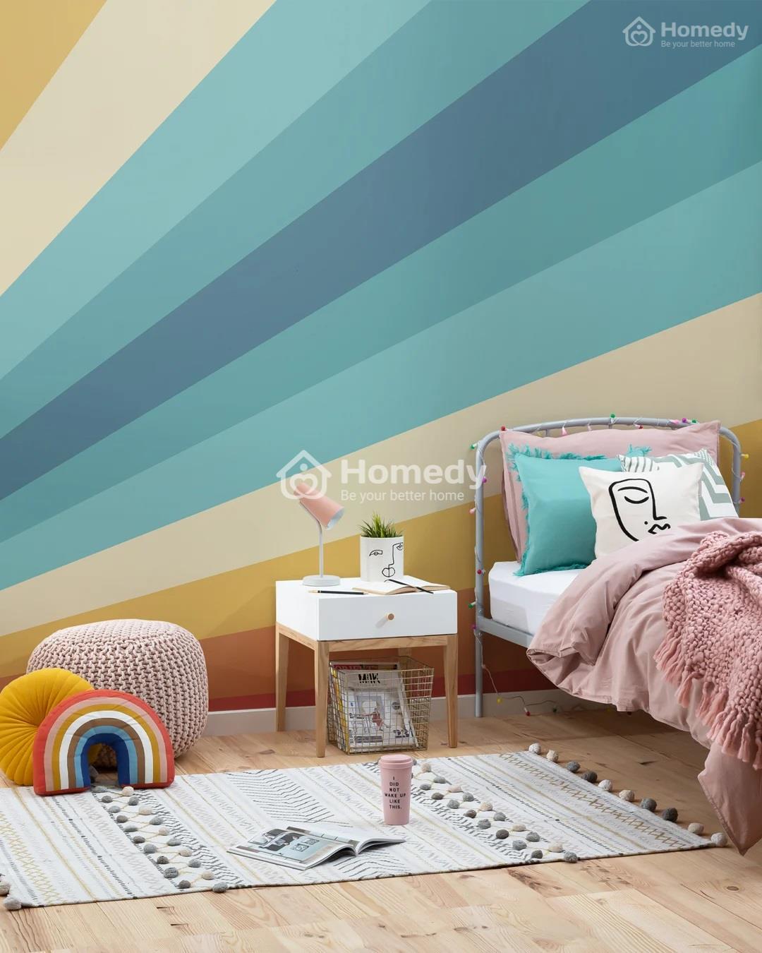 trang trí phòng ngủ cho con gái cá tính