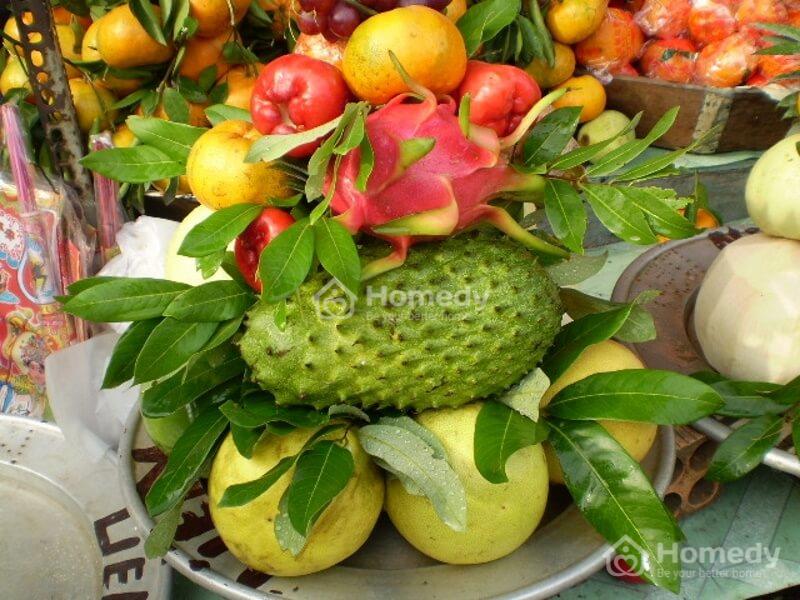 Mâm ngũ quả cúng nhập trạch - Mẫu 2