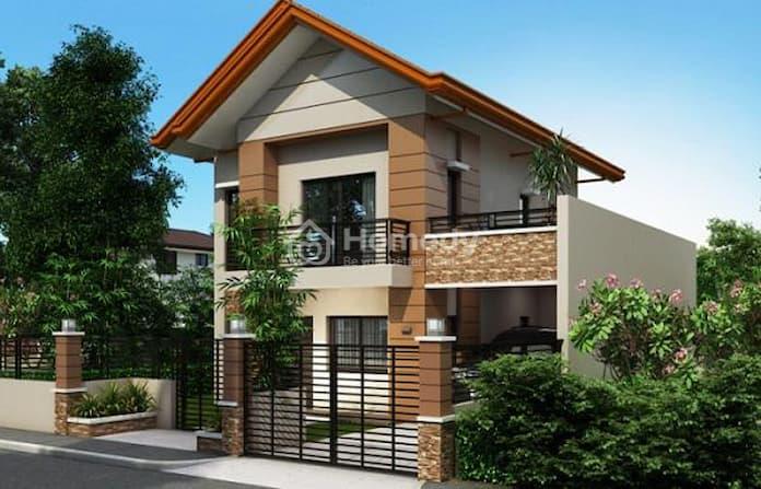 Mẫu nhà 2 tầng nông thôn 500 triệu hiện đại