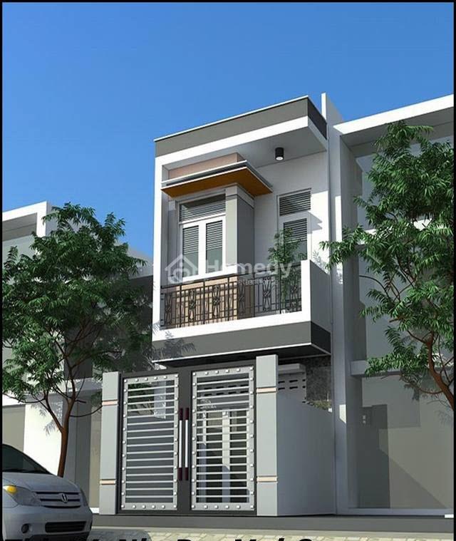 xây nhà ống 2 tầng với 200 triệu