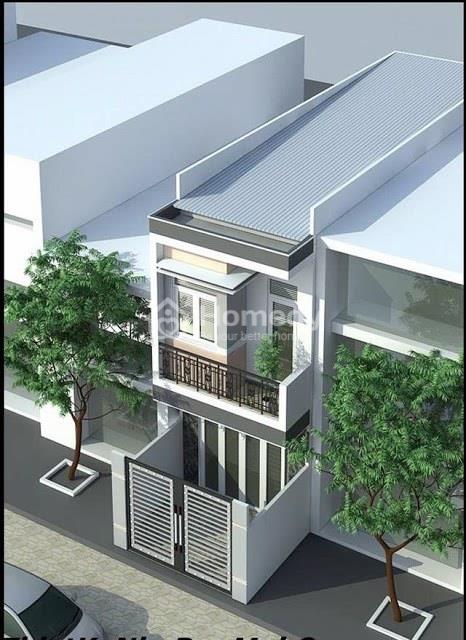 xây nhà ống 2 tầng với 200 triệu