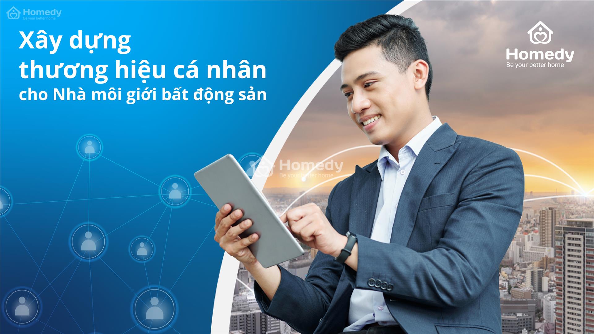 Xây dựng thương hiệu cá nhân cho môi giới với Homedy